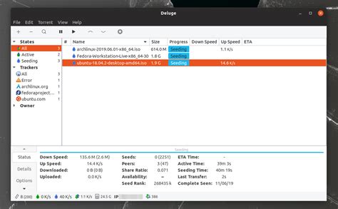 Deluge also supports private torrents, password protection, the uTorrent peer exchange and the BitTorrent encryption protocol among other things. In conclusion, Deluge is a fast and stable Bit Torrent client which performs …
